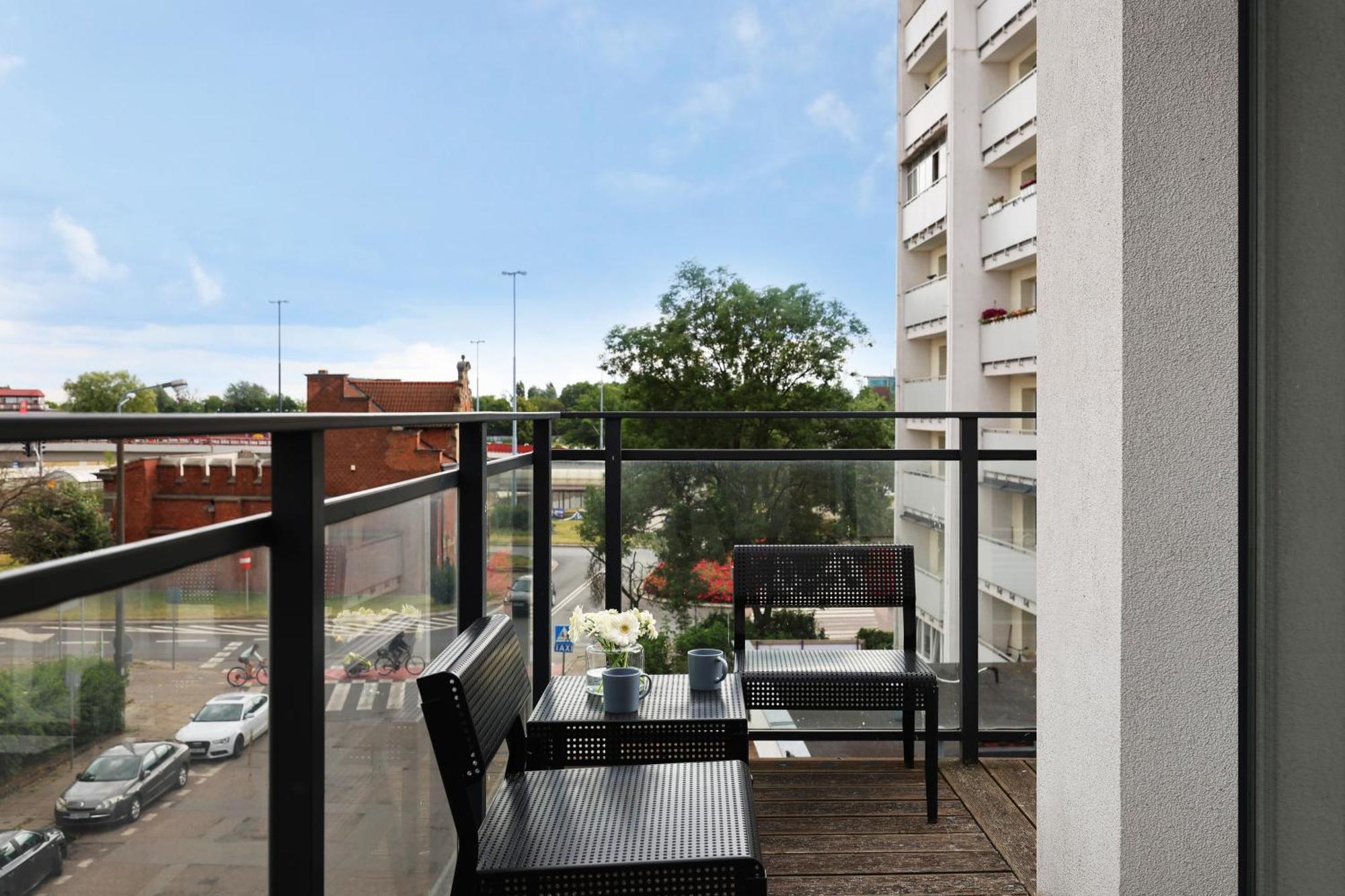 Blue Raven Downtown Apartments Gdansk Bagian luar foto